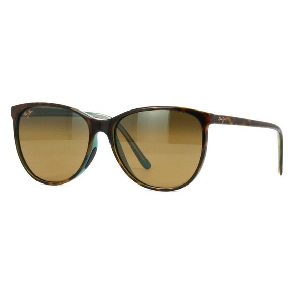 New MAUI JIM Ocean Havana Polarised Round HS723 10P Sunglasses Women - Picture 1 of 4
